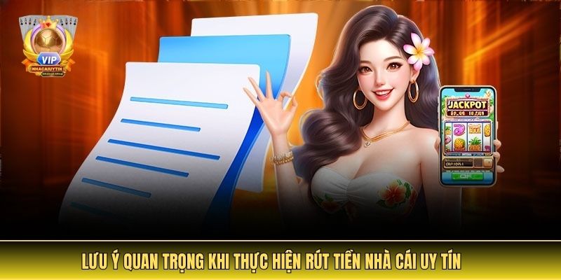 Lưu Ý Quan Trọng Khi Thực Hiện Rút Tiền Nhà Cái Uy Tín